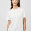 Women Fall Winter Spring Summer Tops | Tina Modal Tee Bright White