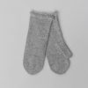 Women Fall Winter Spring Summer Mittens | Talk About It Light Gray Melange