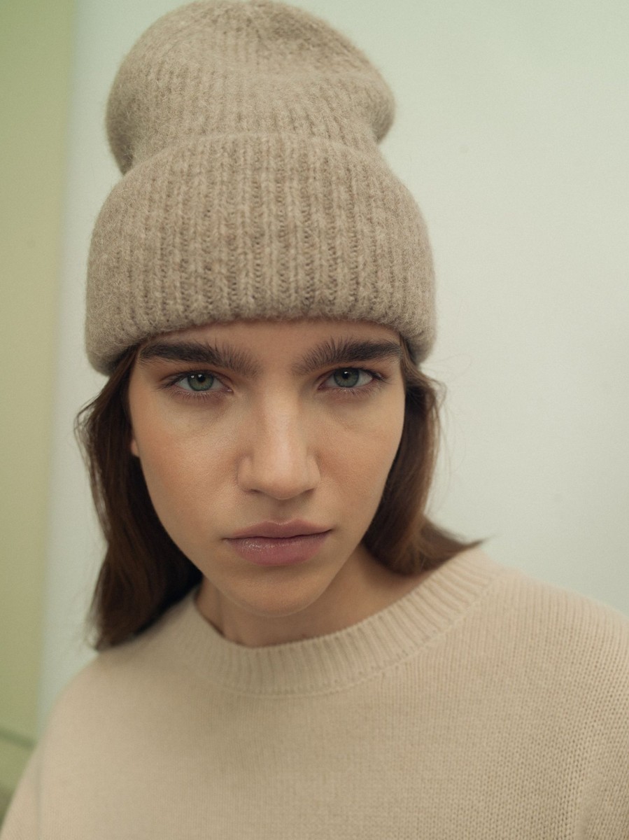 Women Fall Winter Spring Summer Hats | Bordeaux Alpaca Papyrus