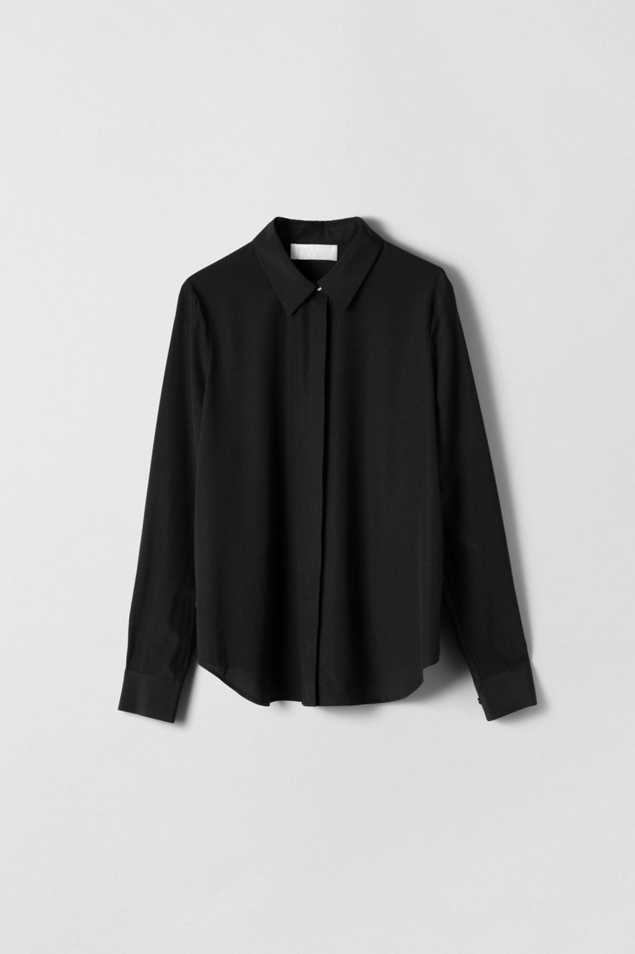 Women Fall Winter Spring Summer Tops | Left & Right Shirt Jet Black