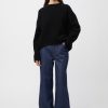 Women Fall Winter Spring Summer Sweaters & Cardigans | Boucle Cocoon Roundneck Jet Black