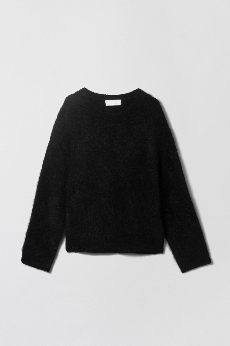 Women Fall Winter Spring Summer Sweaters & Cardigans | Mountain Oversized Furry Jumper Jet Black