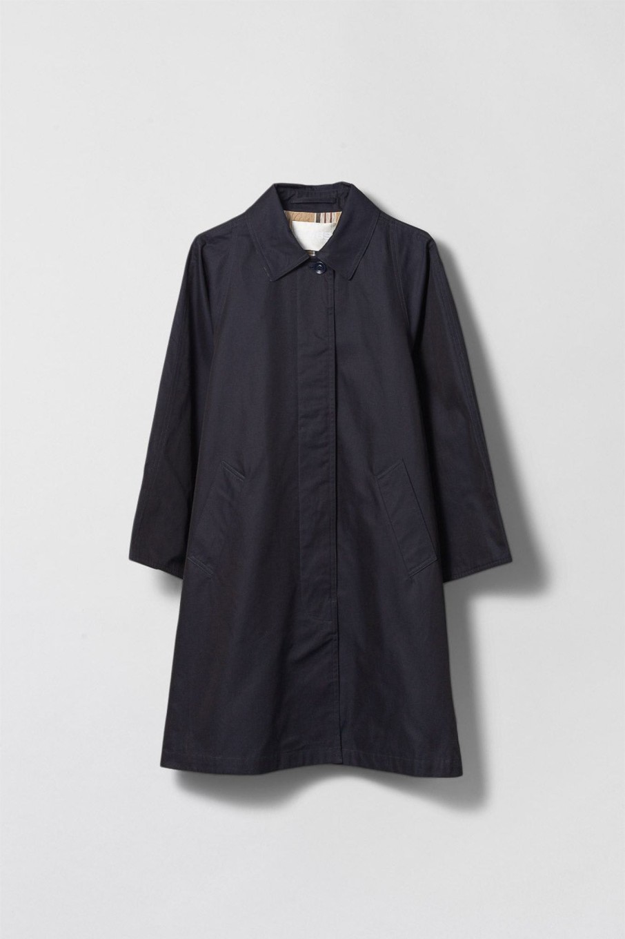 Women Fall Winter Spring Summer Basics | Anchorage Trench Coat Navy Blue