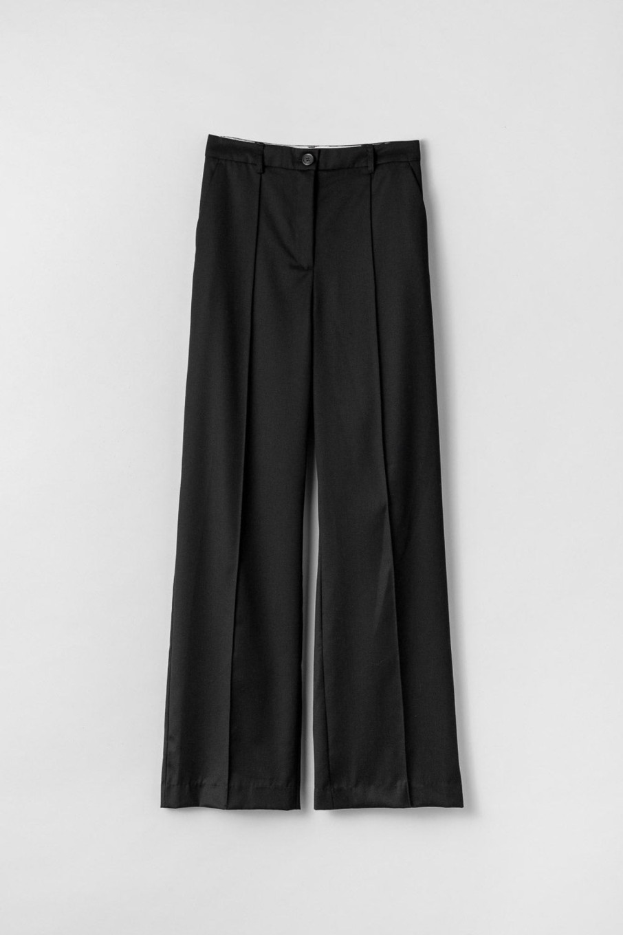 Women Fall Winter Spring Summer Trousers | Barbro Anthracite Black