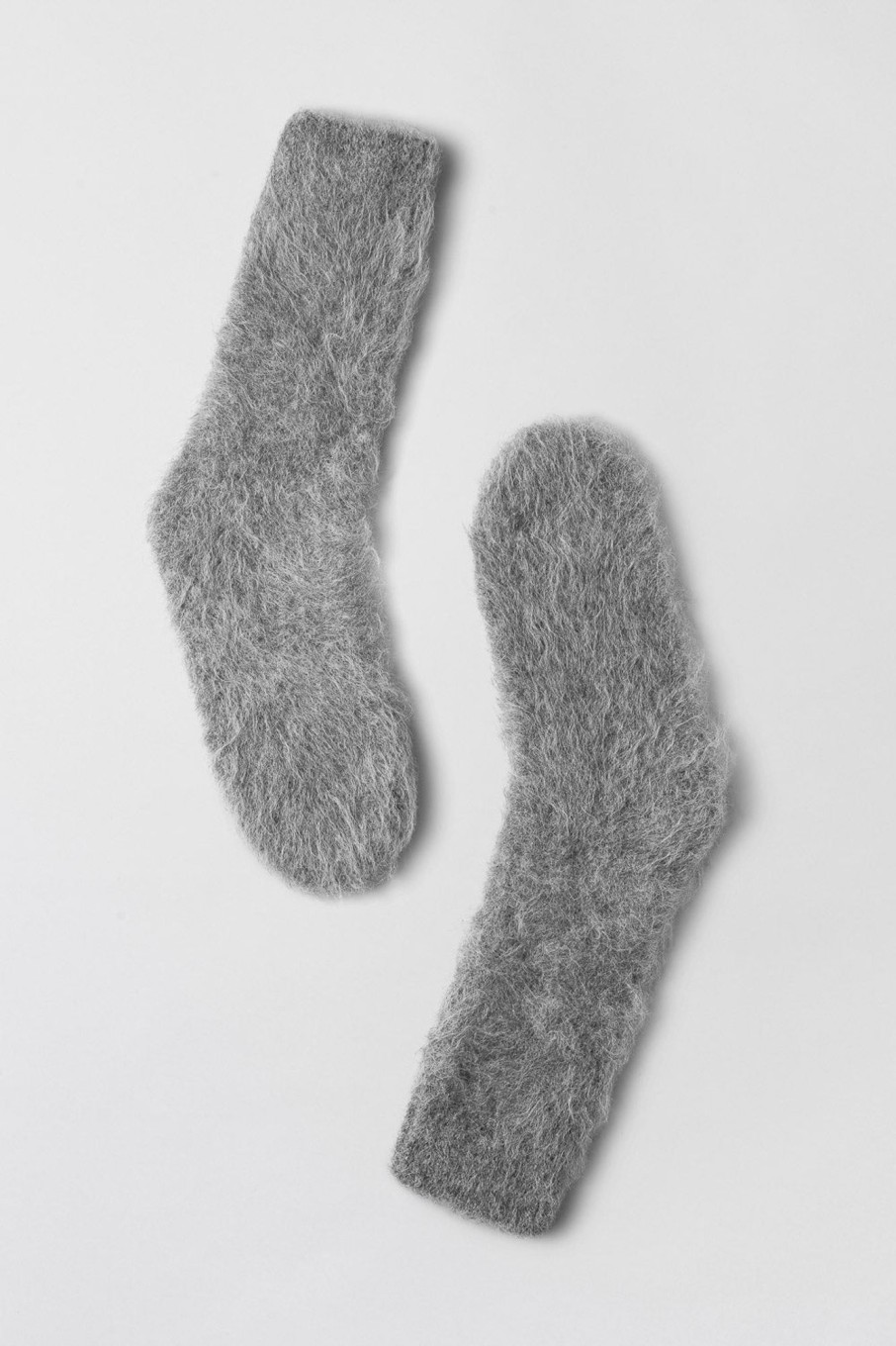 Women Fall Winter Spring Summer Basics | Montpellier Cozy Socks Gray Melange