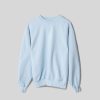 Women Fall Winter Spring Summer Basics | Crew Neck Baby Blue