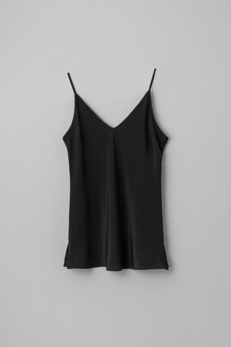 Women Fall Winter Spring Summer Basics | Aida Top Anthracite Black