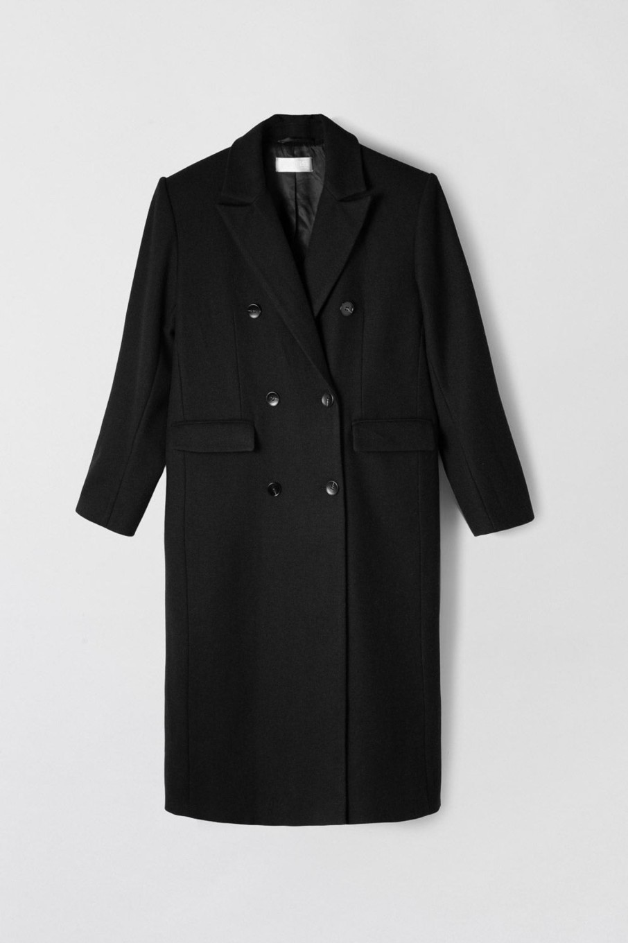 Women Fall Winter Spring Summer Basics | Florence Overcoat Jet Black