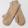 Women Fall Winter Spring Summer Mittens | Provence Boucle Mittens Warm Sand