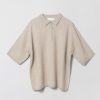 Women Fall Winter Spring Summer Basics | Stranded Pique Short Sleeve Barley