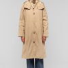 Women Fall Winter Spring Summer Basics | How Deep Cotton Parka Vintage Khaki