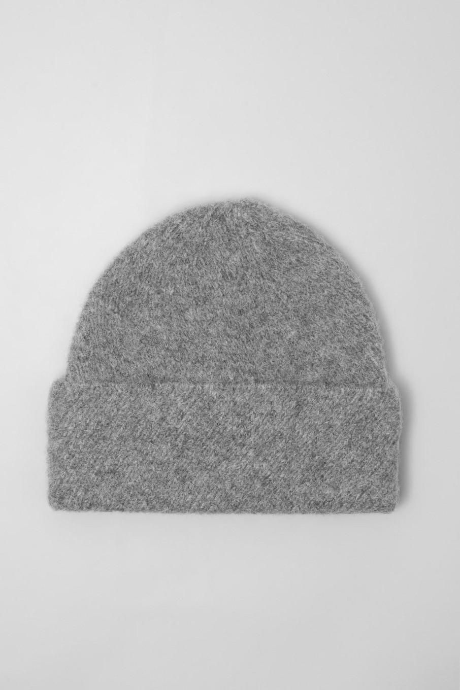 Women Fall Winter Spring Summer Basics | Twist Beanie Gray Melange