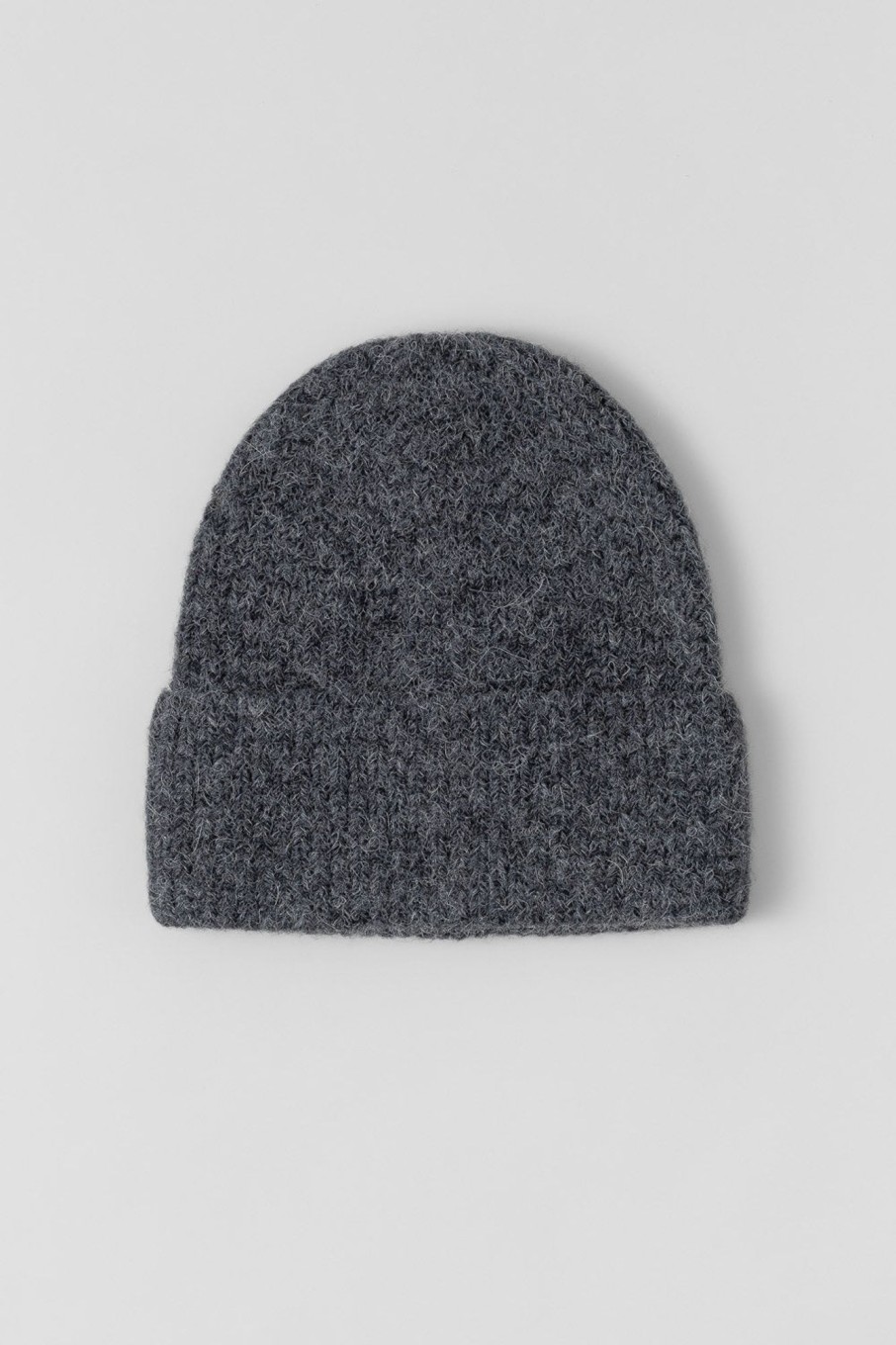 Women Fall Winter Spring Summer Basics | Twist Beanie Charcoal Gray