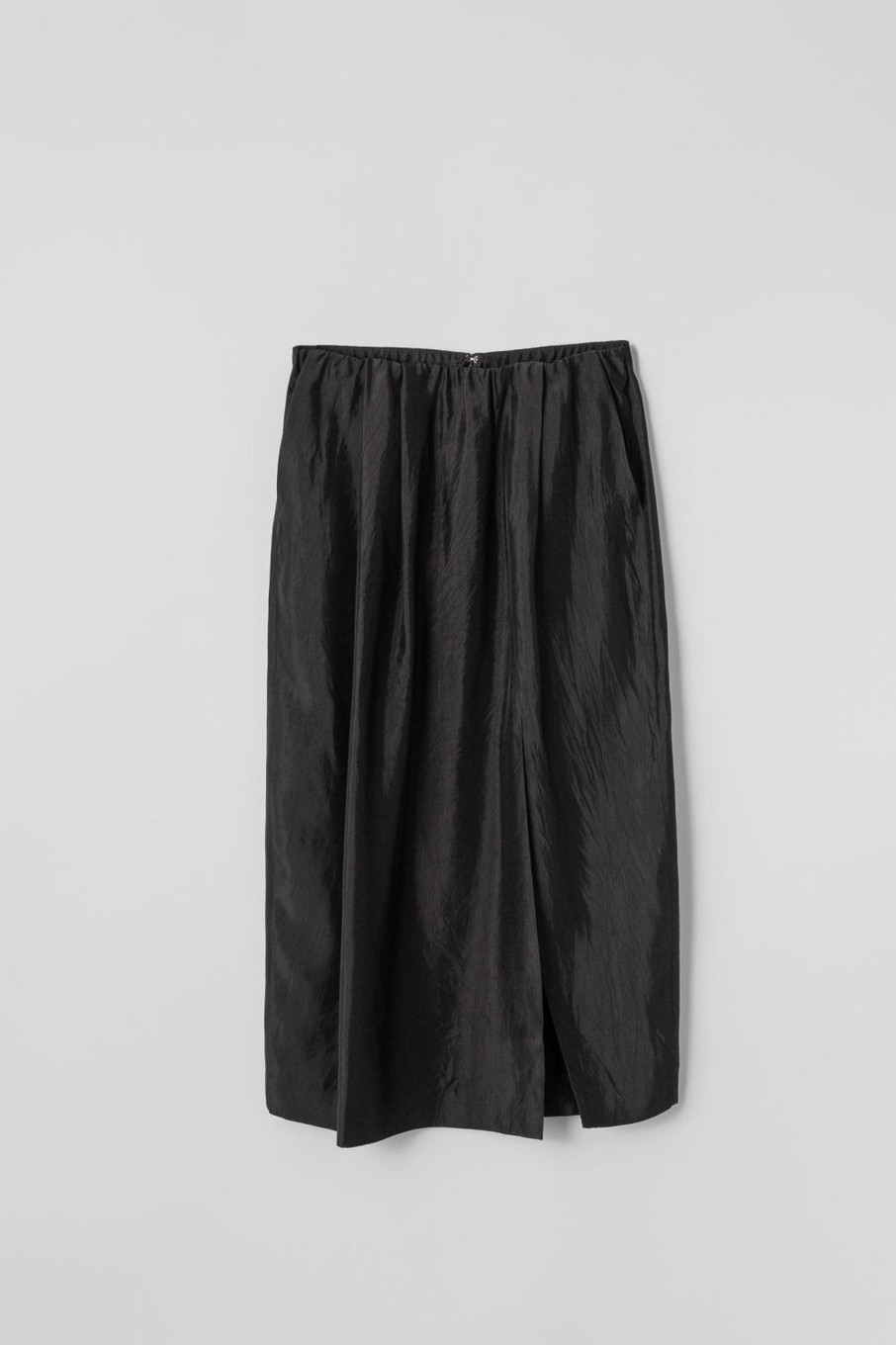 Women Fall Winter Spring Summer Basics | Tao Skirt Anthracite Black