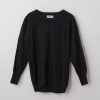 Women Fall Winter Spring Summer Basics | Goatman Anthracite Black