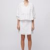 Women Fall Winter Spring Summer Basics | Lily Skirt Bright White