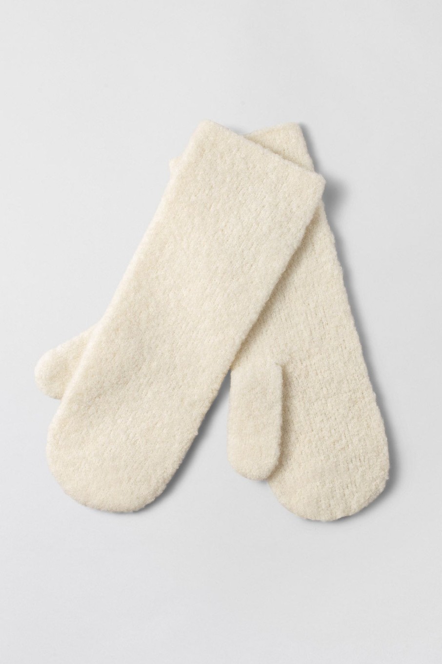 Women Fall Winter Spring Summer Basics | Provence Boucle Mittens Cream