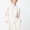 Women Fall Winter Spring Summer Basics | Sealed Broderie Anglaise Dress Moonbeam