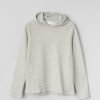 Women Fall Winter Spring Summer Basics | Seijaku Hoodie Light Gray