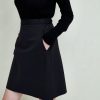 Women Fall Winter Spring Summer Basics | Anne Karin Short Jet Black