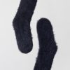 Women Fall Winter Spring Summer Basics | Montpellier Cozy Socks Evening Blue