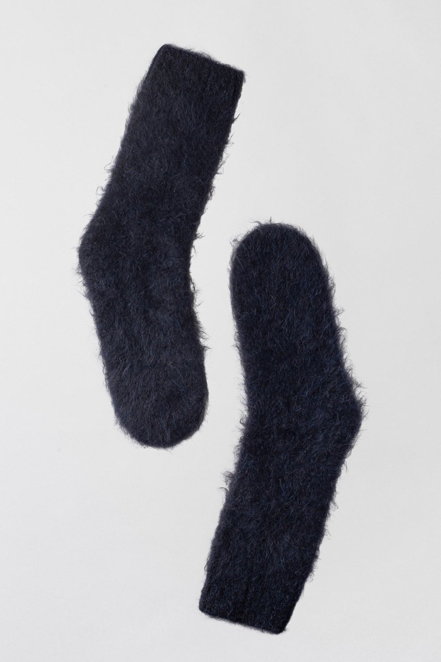 Women Fall Winter Spring Summer Basics | Montpellier Cozy Socks Evening Blue