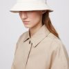 Women Fall Winter Spring Summer Basics | Shadow Bucket Hat Ecru