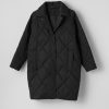 Women Fall Winter Spring Summer Basics | Falling Quilt Anthracite Black