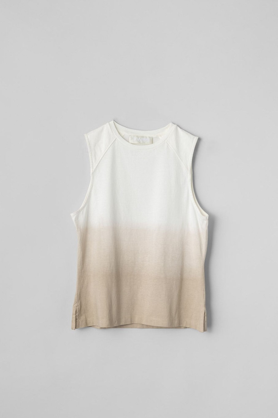 Women Fall Winter Spring Summer Basics | Kin Top Feather Gray Ombre