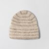 Women Fall Winter Spring Summer Hats | Montpellier Beanie Brown Cream Stripe