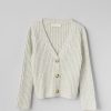 Women Fall Winter Spring Summer Basics | Tsugi Cardigan Light Gray Melange