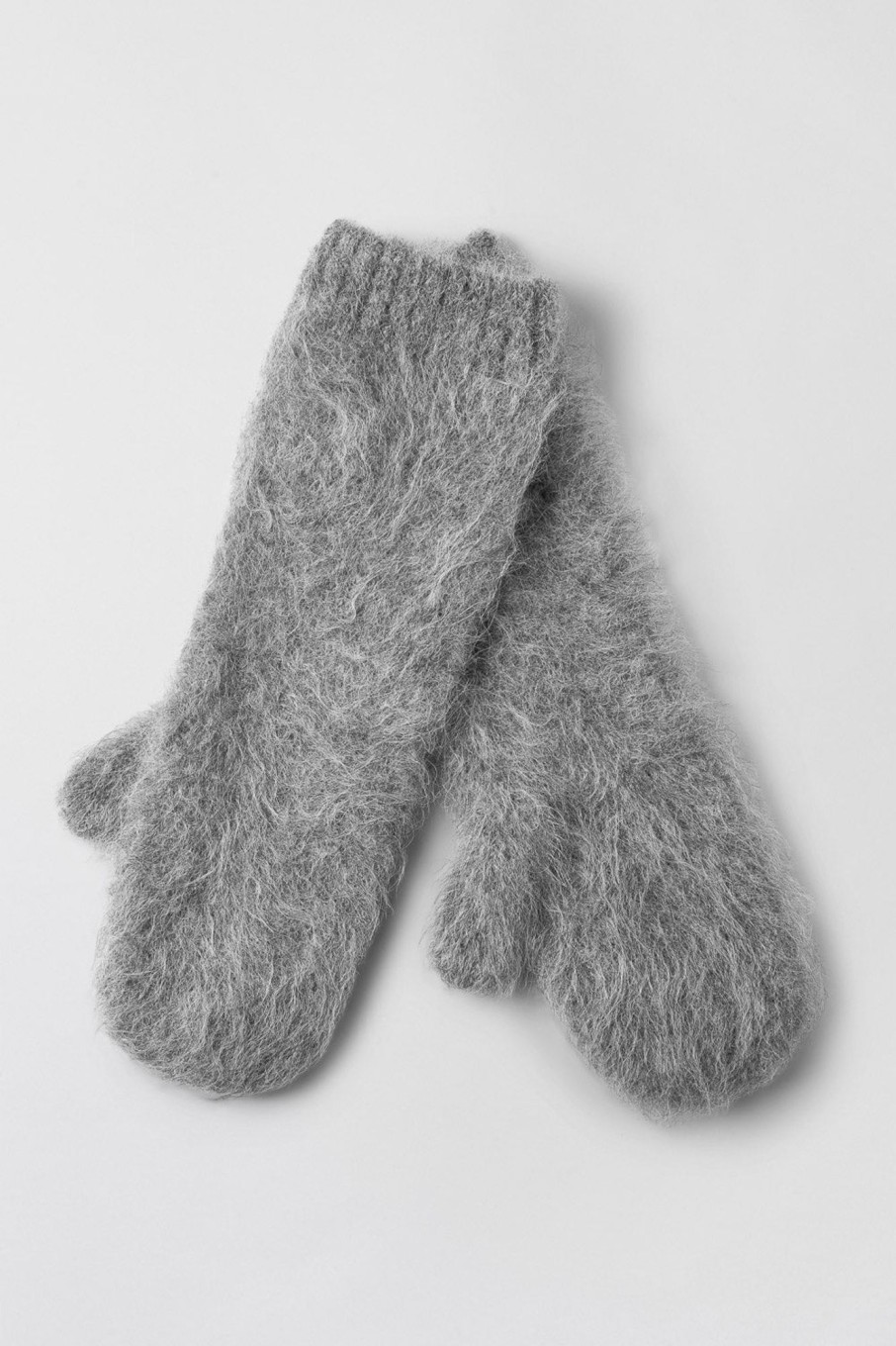 Women Fall Winter Spring Summer Basics | Montpellier Mittens Gray Melange