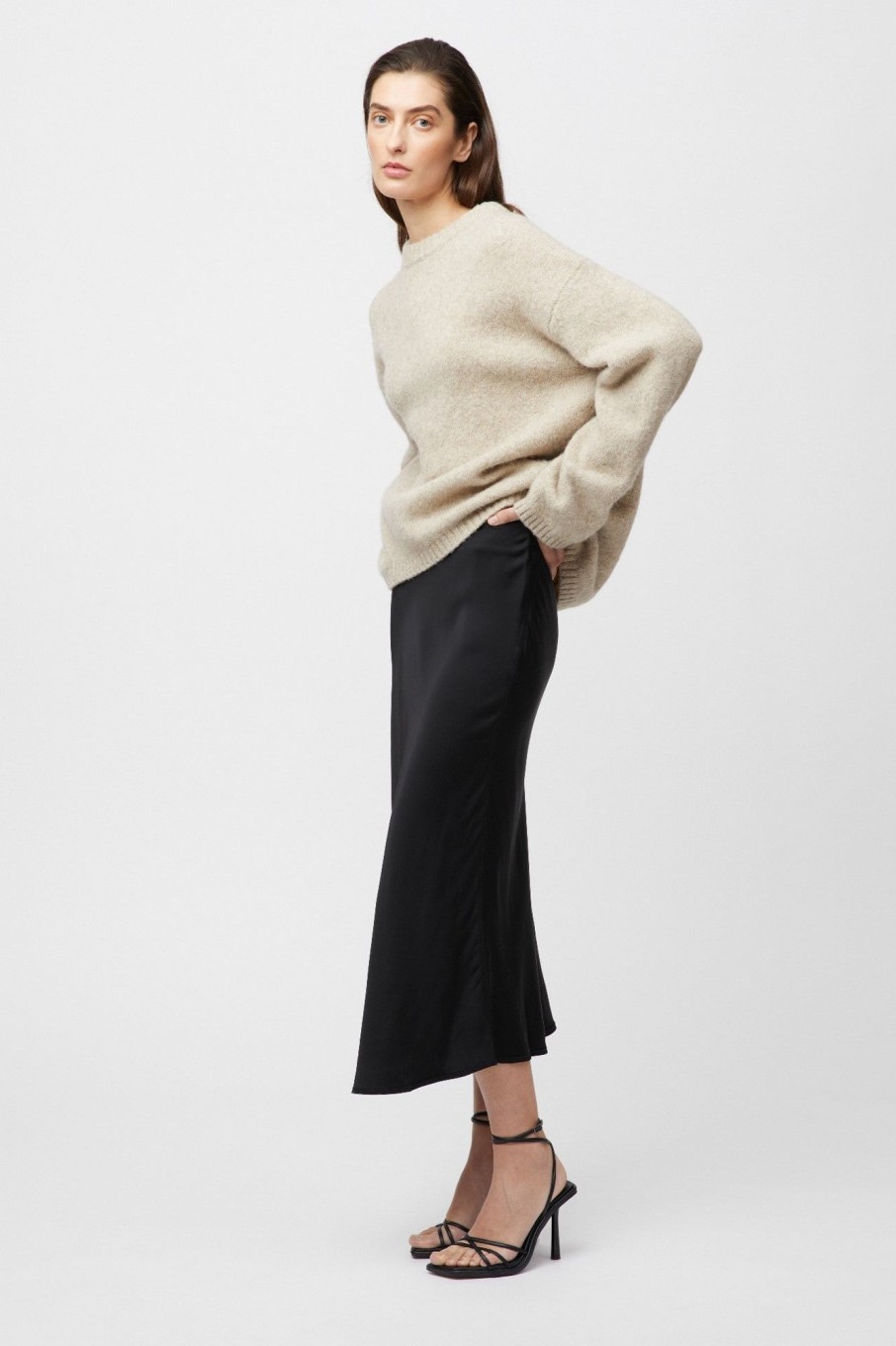 Women Fall Winter Spring Summer Sweaters & Cardigans | Sierra Undyed Roundneck Sweater Everest