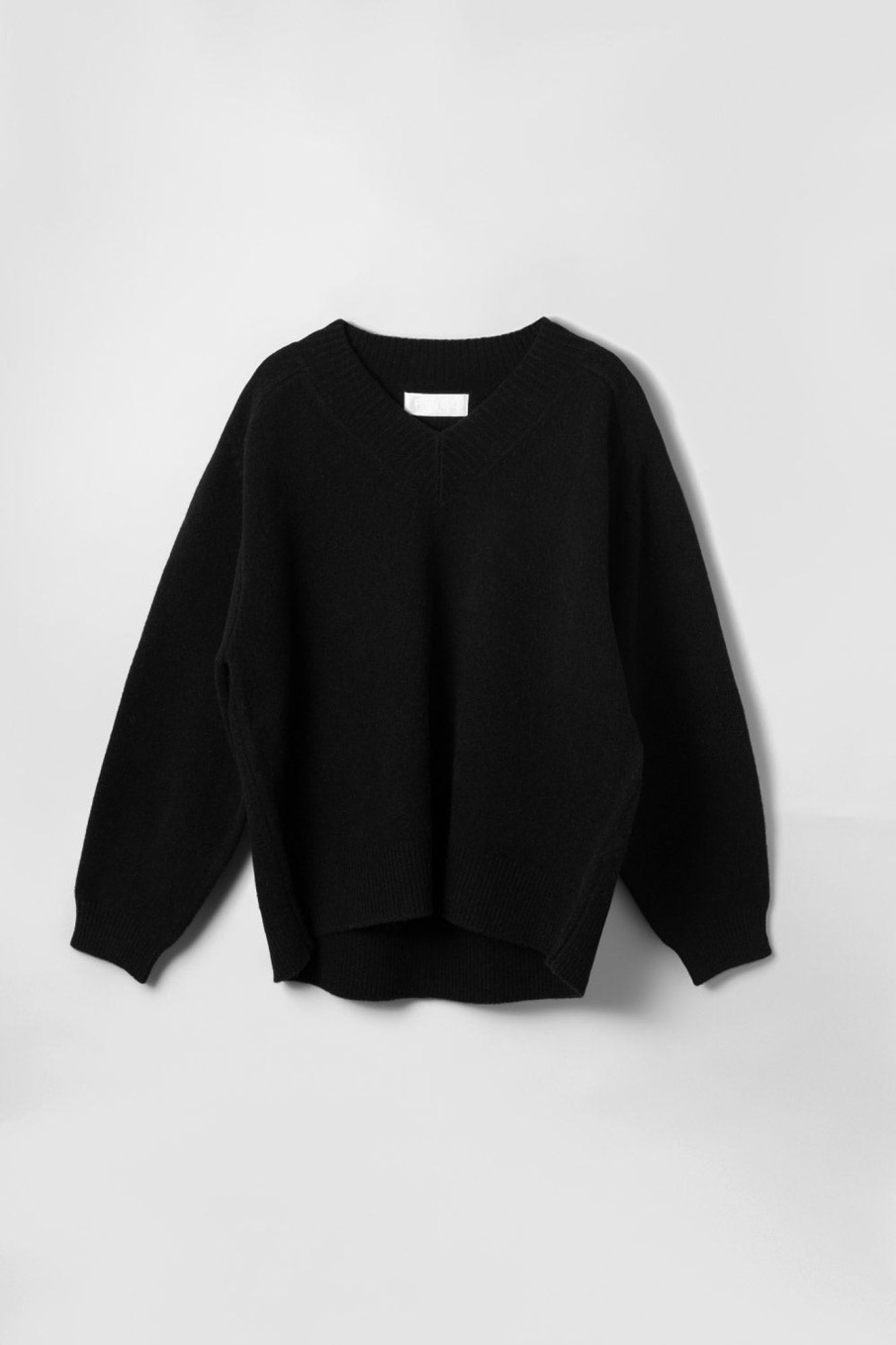 Women Fall Winter Spring Summer Sweaters & Cardigans | Nautical V-Neck Sweater Jet Black