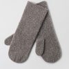 Women Fall Winter Spring Summer Basics | Provence Boucle Mittens Dark Greige