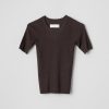 Women Fall Winter Spring Summer Basics | Jump Around T-Shirt Coffee Bean