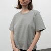 Women Fall Winter Spring Summer Tops | One More Night T-Shirt Gray Melange