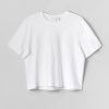 Women Fall Winter Spring Summer Tops | One More Night T-Shirt Bright White