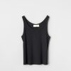 Women Fall Winter Spring Summer Basics | Mujo Singlet Anthracite Black