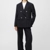 Women Fall Winter Spring Summer Tailoring | Blue Line Blazer Anthracite Black