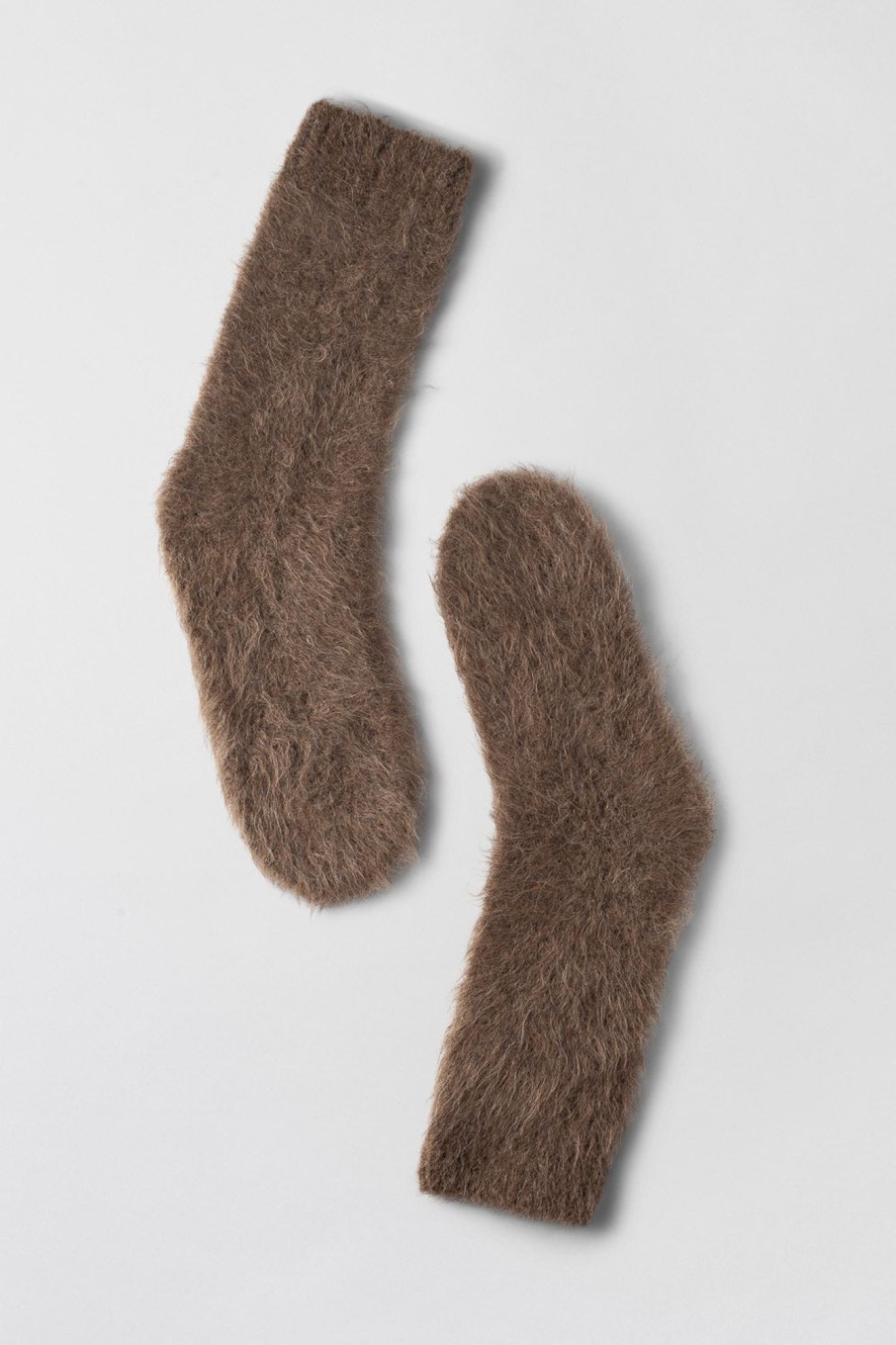 Women Fall Winter Spring Summer Basics | Montpellier Cozy Socks Patridge Brown