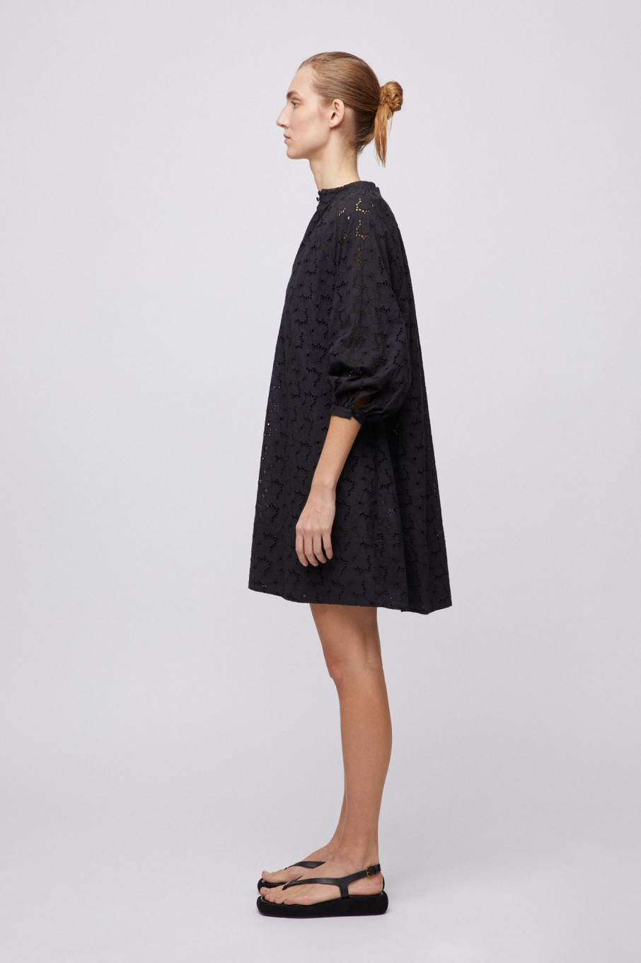 Women Fall Winter Spring Summer Dresses | Lily Dress Anthracite Black