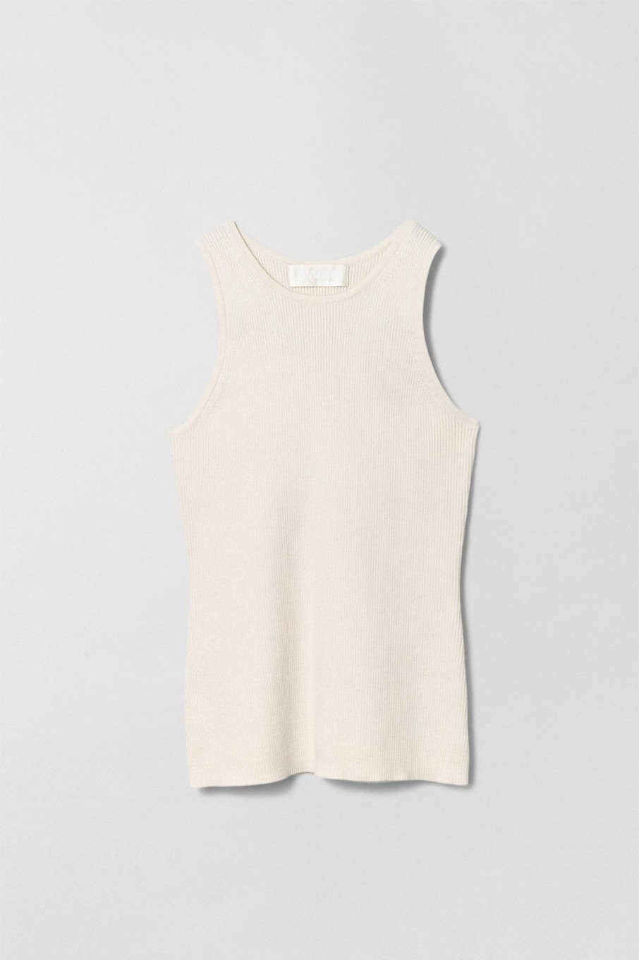 Women Fall Winter Spring Summer Basics | Spark 90'S Tank Top Ecru