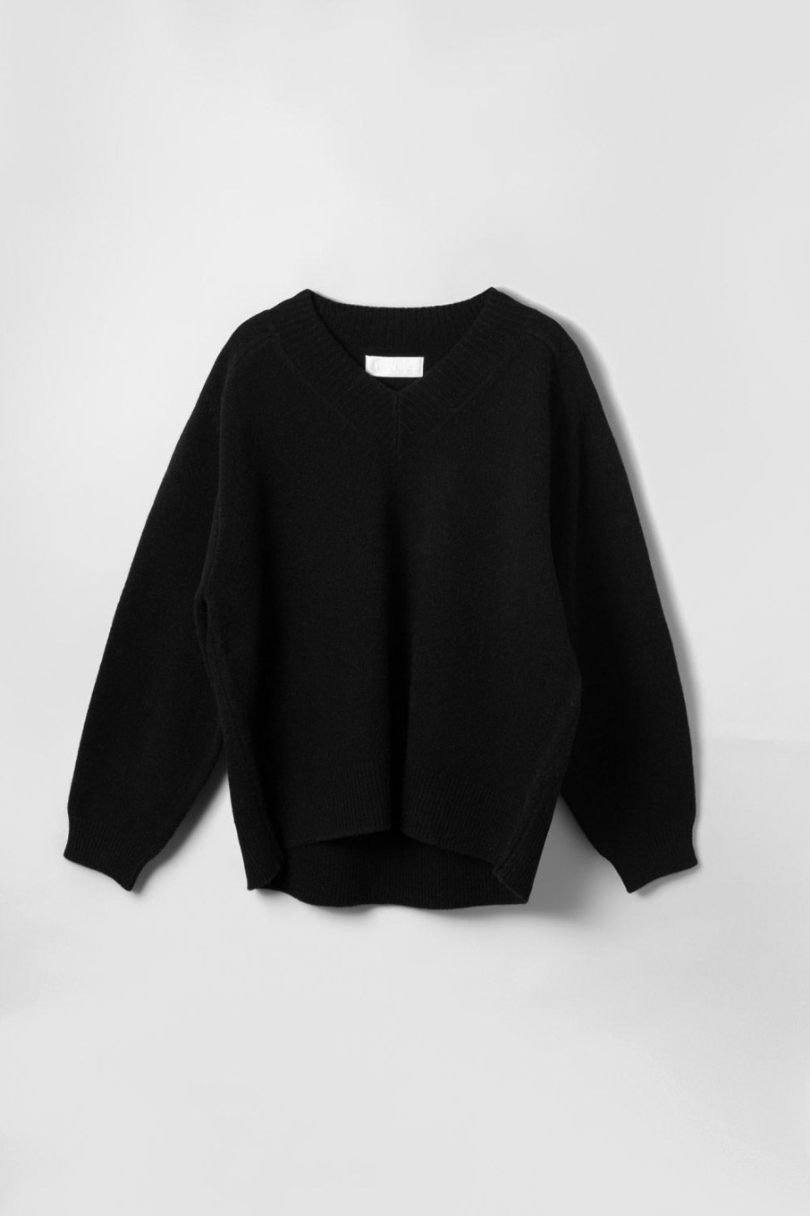 Women Fall Winter Spring Summer Tops | Nautical V-Neck Sweater Jet Black