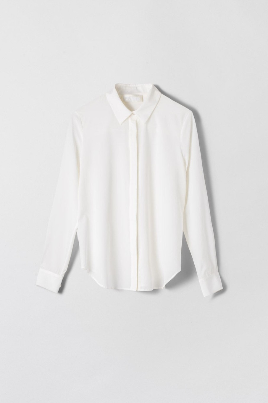 Women Fall Winter Spring Summer Shirts | Left & Right Shirt Jet Stream White