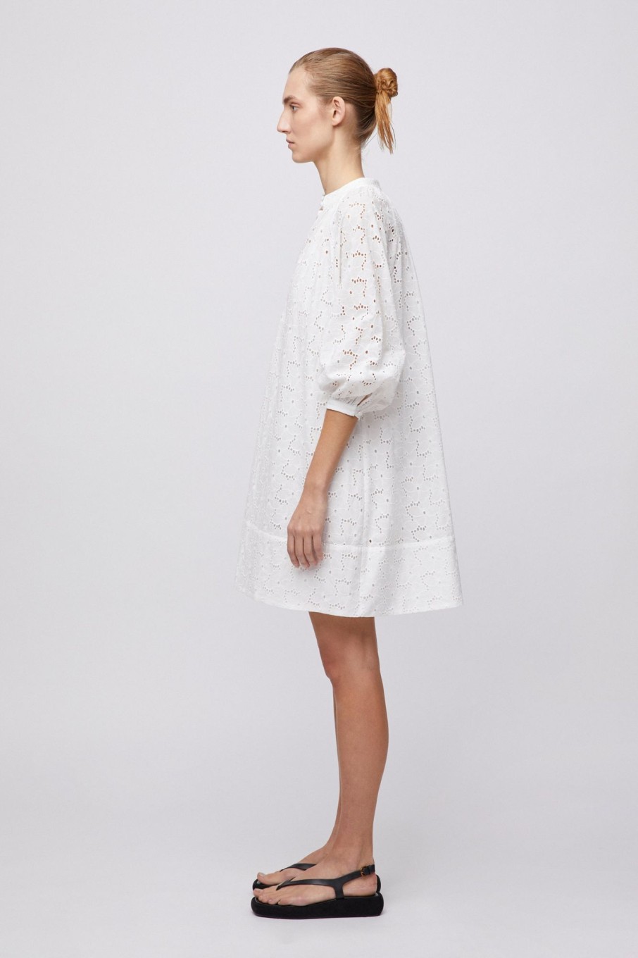 Women Fall Winter Spring Summer Dresses | Lily Dress Bright White