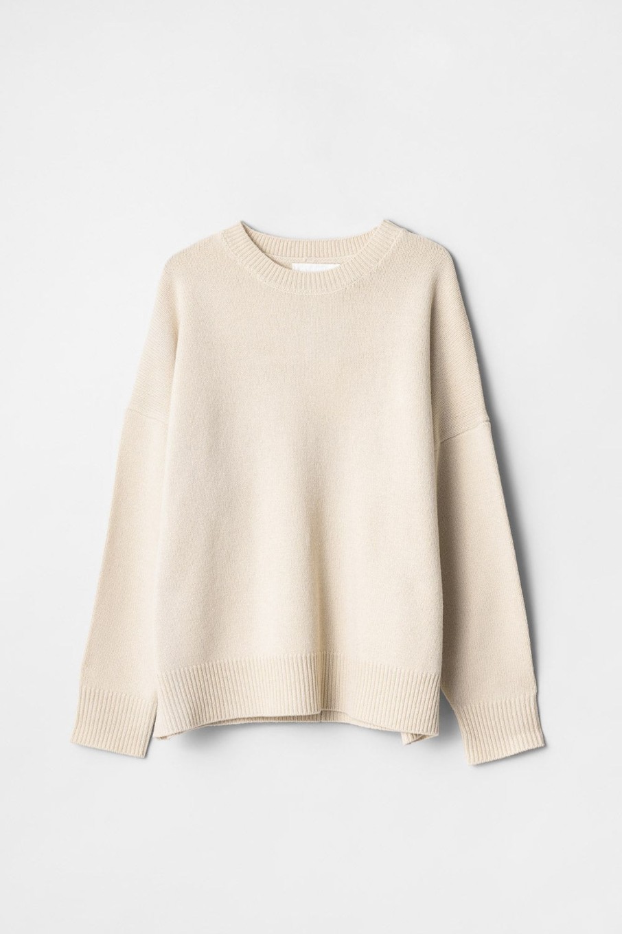 Women Fall Winter Spring Summer Basics | Ash Oversized Jumper Winter Cream