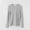 Women Fall Winter Spring Summer Tops | Cornelia Light Gray Melange