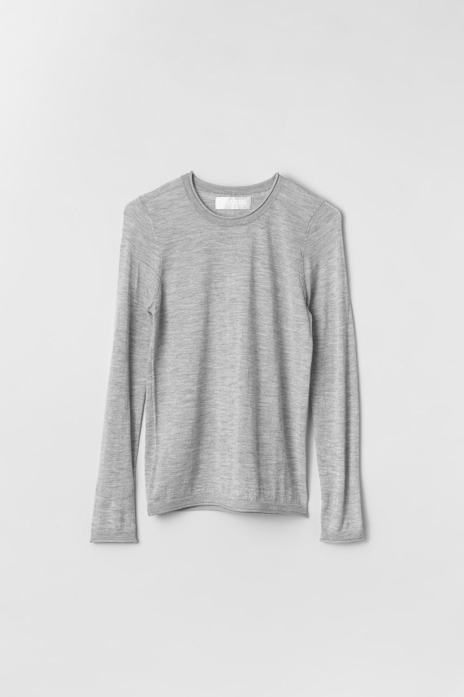 Women Fall Winter Spring Summer Tops | Cornelia Light Gray Melange