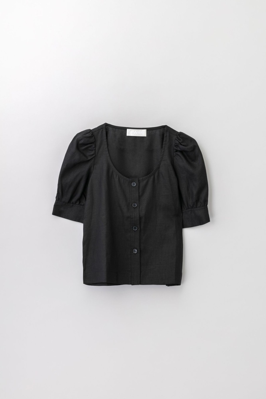 Women Fall Winter Spring Summer Basics | Simone Top Jet Black